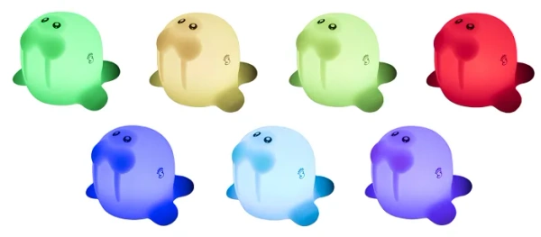 MESMED Świetlaczki Wodniaczki - pływająca lampka silikonowa zmieniająca kolory | Morsio