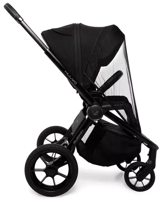 MUUVO Quick SE 2 - wózek wielofunkcyjny, zestaw 2w1 | Chromium Black (+ ADAPTERY)