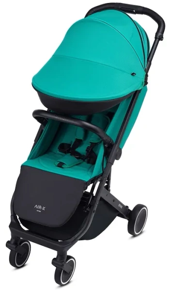 ANEX Air-X - wózek spacerowy z torbą transportową | Green