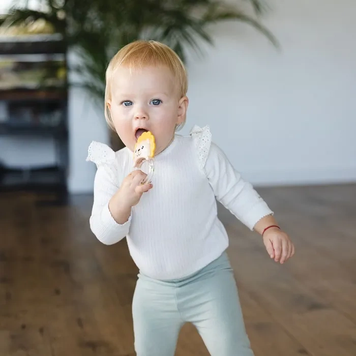 BABYONO - grzechotka z gryzakiem | Lion