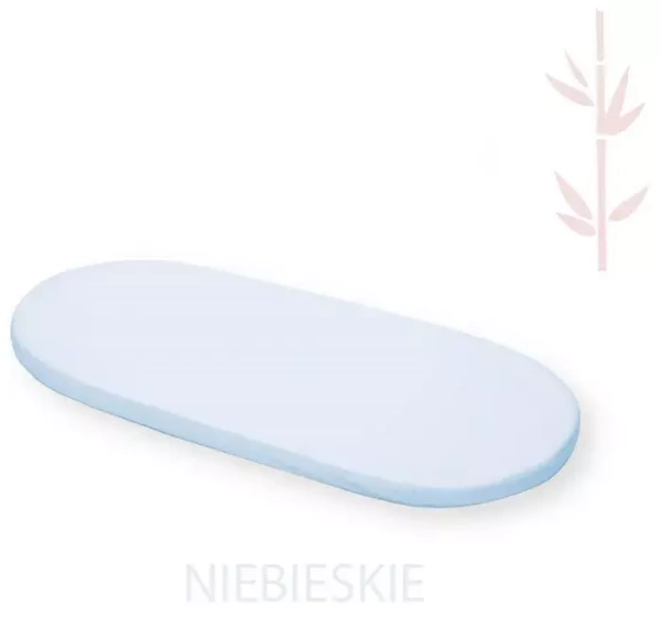 YOONCO - bambusowe prześcieradło do wózka 75 x 35 cm | Niebieskie