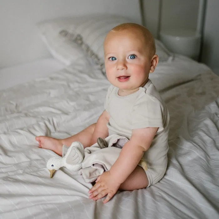 BABYONO Goose Zoe - pluszowa przytulanka/kocyk