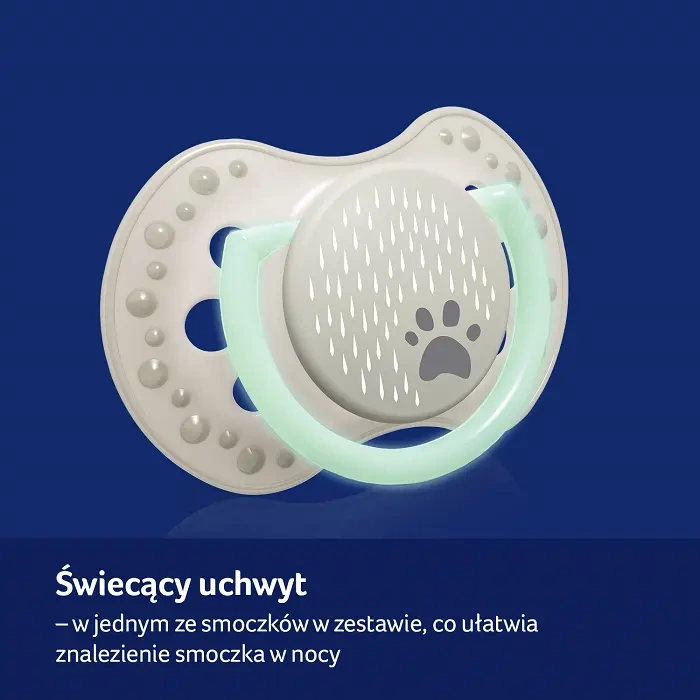 LOVI - smoczek silikonowy dynamiczny BUDDY BEAR 2 szt. | 6-18 m