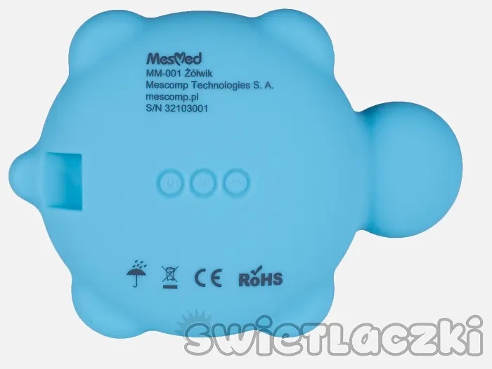 MESMED Świetlaczki - muzyczna lampka z projektorem | Żółwik