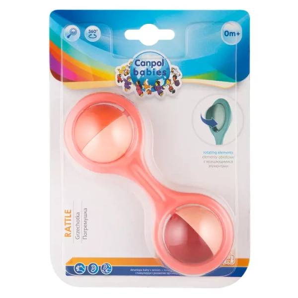 CANPOL BABIES - grzechotka z obrotowymi elementami | SZTANGA