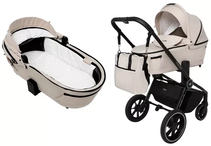 MUUVO Quick 4.0 - wózek wielofunkcyjny, zestaw 2w1 | Desert Sand