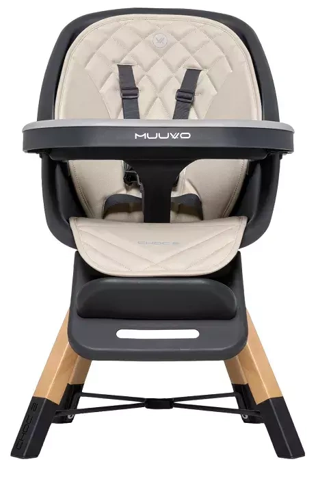 MUUVO Choc 2 - krzesełko do karmienia 3w1 | Beige