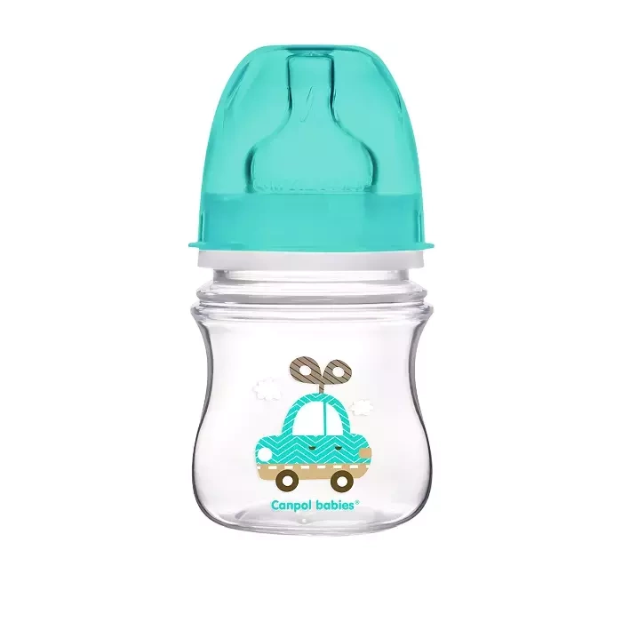 CANPOL BABIES - butelka szeroka antykolkowa 120ml PP EasyStart | TOYS