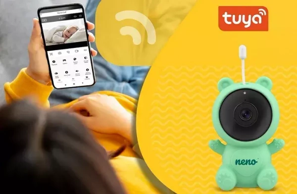 NENO Lui - bezprzewodowa niania elektroniczna z lampką nocną i aplikacją + WYMIENNA OBUDOWA