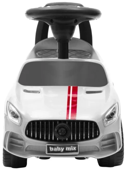 BABY MIX Racer - jeździk z panelem dźwiękowym | Biały