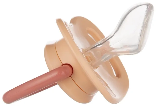 CANPOL BABIES Toys - smoczek uspokajający silikon 6-18 m anatomiczny | różowy