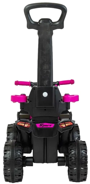 BABY MIX Mega - jeździk z rączką i barierką | Niebieski