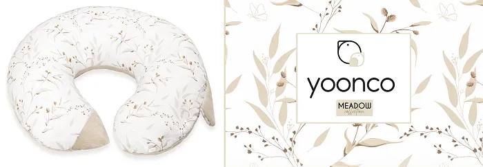 YOONCO - poduszka do karmienia Rogal | Meadow