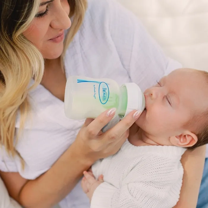 DR BROWN'S Options+ - antykolkowa, szeroka butelka 150 ml, poziom 1 | 0 m+