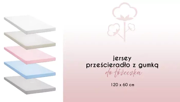 YOONCO - bawełniane prześcieradło do łóżeczka 120 x 60 cm | Niebieskie