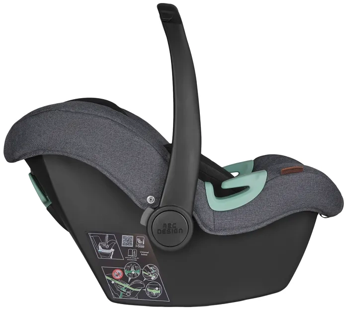 ABC DESIGN Tulip i-Size - fotelik samochodowy 0-13 kg | Asphalt