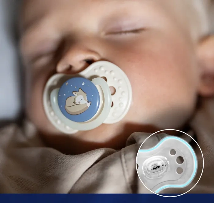 LOVI Night&Day - 2 x smoczek silikonowy dynamiczny 0-6 m | Boy