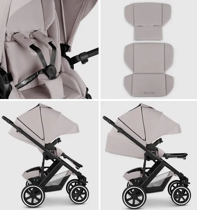 ABC DESIGN Salsa 5 Air - wózek wielofunkcyjny, zestaw 2w1 | Coal