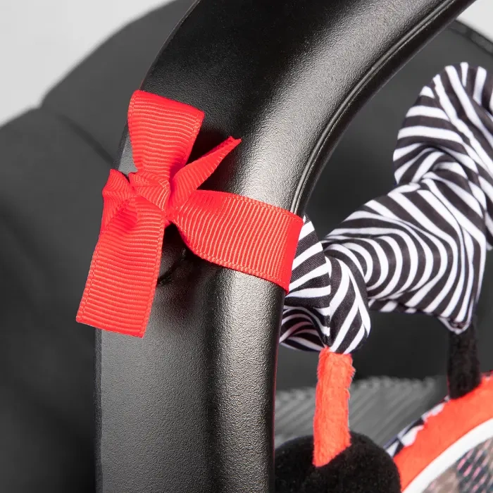 CANPOL BABIES - zawieszka do wózka/fotelika SENSORY TOYS | czerwona