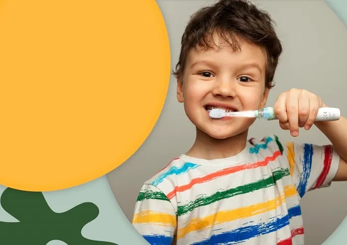 NENO Fratelli - elektroniczna szczoteczka do zębów dla dzieci od 6 lat | Blue