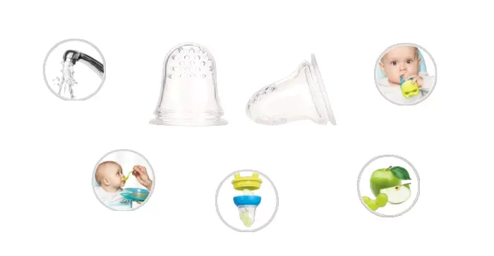 CANPOL BABIES - silikonowe siateczki do podawania pokarmu | 2 szt.