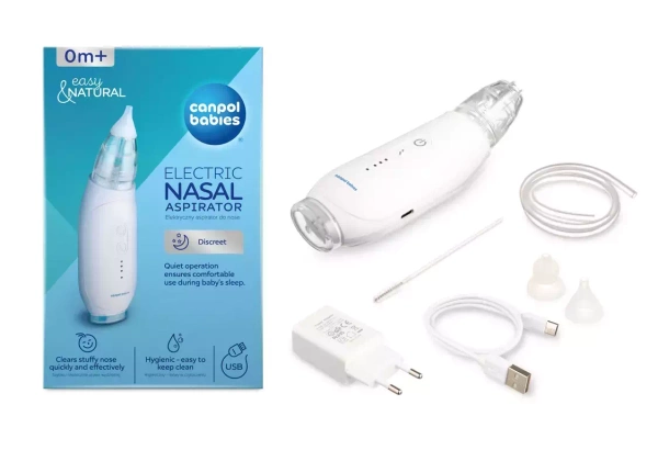 CANPOL BABIES - elektryczny aspirator do nosa | Easy Natural
