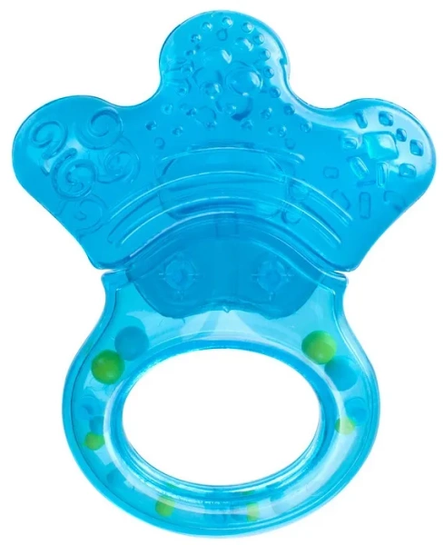 CANPOL BABIES - gryzak wodny z grzechotką Łapka | Niebieski