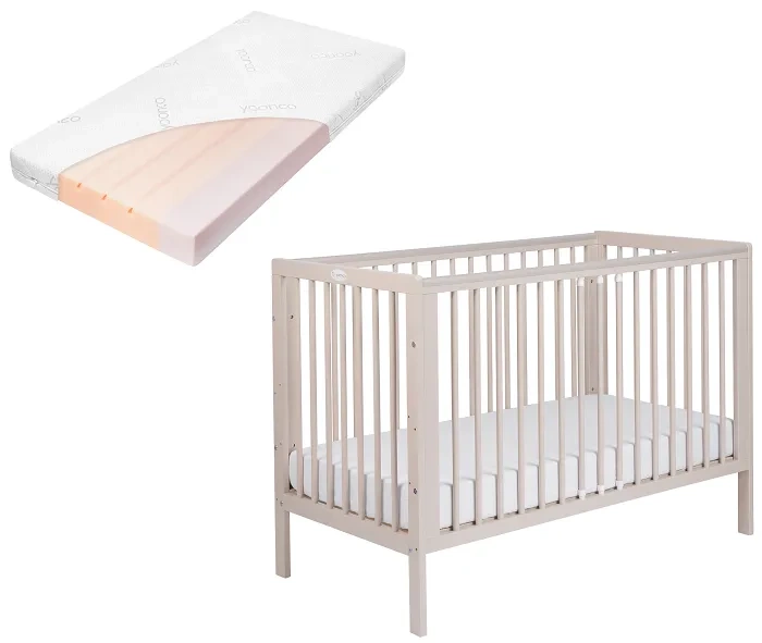 yoonco timio łóżeczko dziecięce niemowlęce + materac air