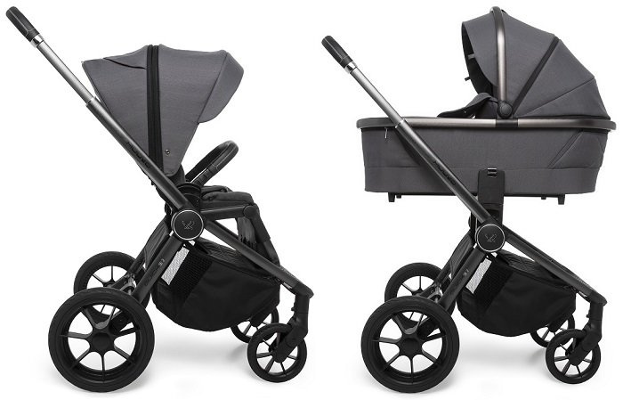 MUUVO Quick SE 2 - wózek wielofunkcyjny, zestaw 2w1 | Diamond Graphite