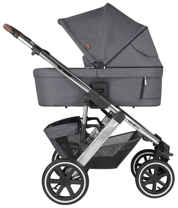 ABC DESIGN Salsa 4 Air - wózek wielofunkcyjny, zestaw 2w1 + okrycie na nóżki | Asphalt