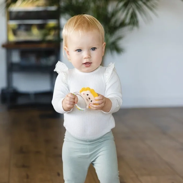 BABYONO - grzechotka z gryzakiem | Lion