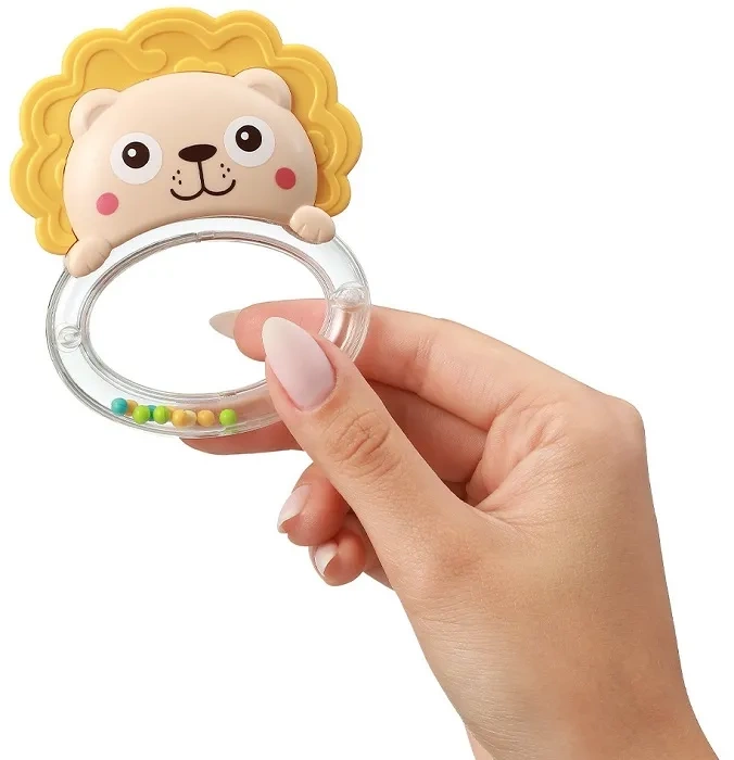 BABYONO - grzechotka z gryzakiem | Lion