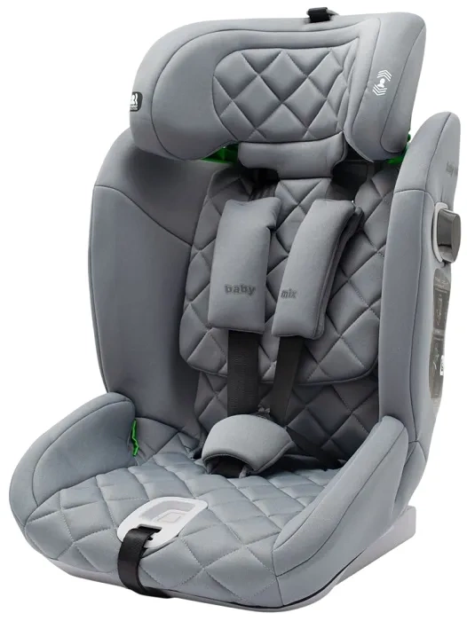 BABY MIX Hero Pro i-Size - fotelik samochodowy 76-150 cm | Grey