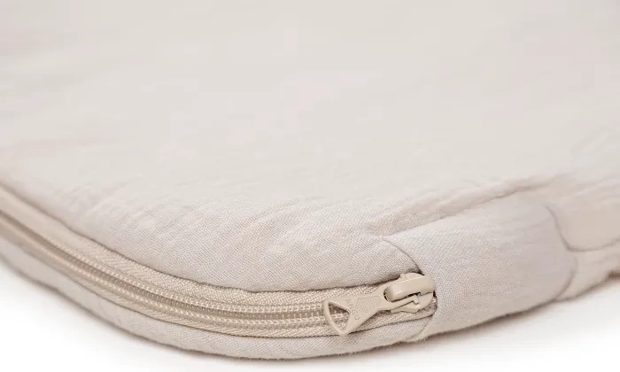 YOONCO - lekki, muślinowy śpiworek do spania dla niemowlaka | Beż