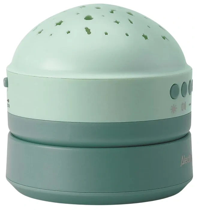 ALECTO BC130 - projektor 2w1 z białym szumem i kołysankami | Miętowy
