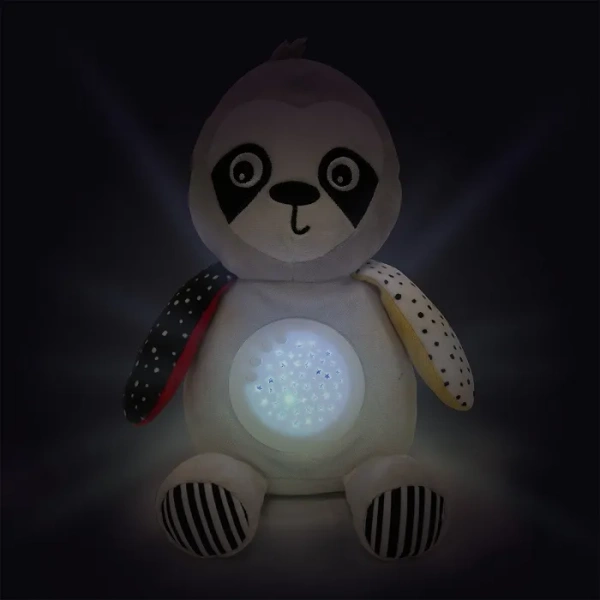 CANPOL BABIES BabiesBoo - pluszowa zabawka z pozytywką i projektorem 3w1 | Leniwiec