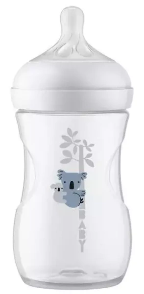 PHILIPS AVENT Natural Response - responsywna butelka antykolkowa 260 ml KOALA | 1 m+