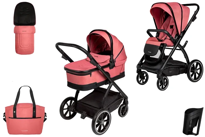 MUUVO Trick - wózek wielofunkcyjny, zestaw 2w1 | Pure Pink