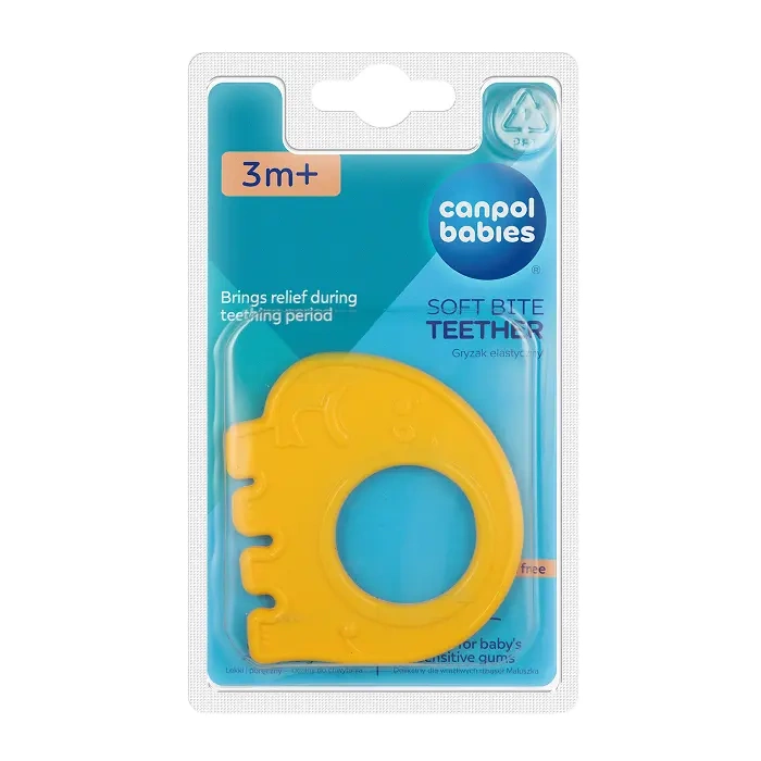 CANPOL BABIES - gryzak elastyczny dla niemowląt wyjątkowo lekki | ANIMALS