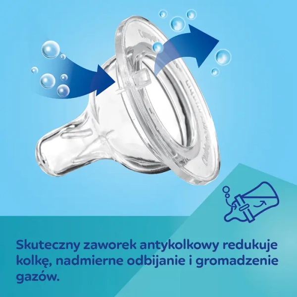 CANPOL BABIES - butelka antykolkowa z uchwytami 300 ml PP EasyStart 12m+ | BONJOUR PARIS niebieska