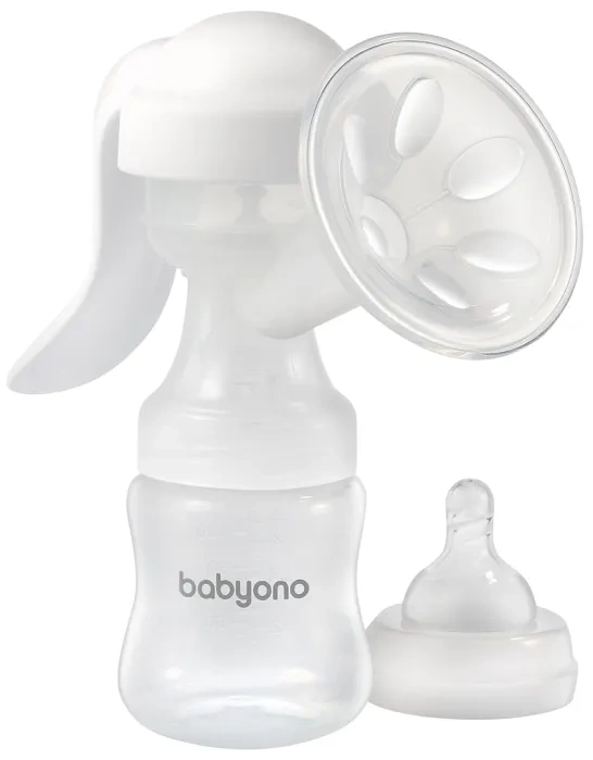 BABYONO Anatomy - laktator ręczny, zestaw w etui