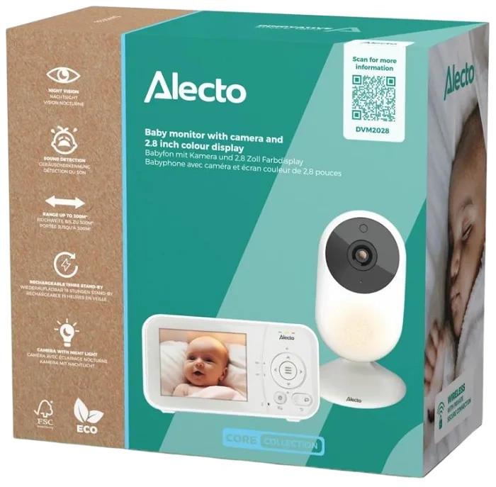 ALECTO DVM2028 - niania elektroniczna z kamerą i wyświetlaczem 2,8''