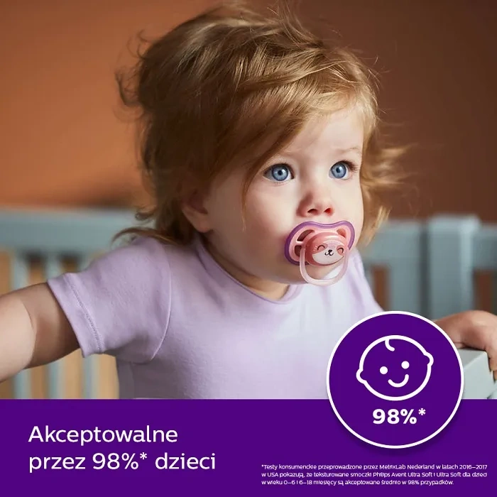 PHILIPS AVENT Ultra Air - smoczek ortodontyczny 2 szt. | 18 m+