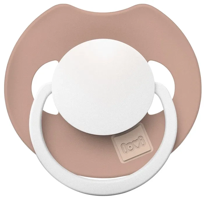 LOVI Prime Glow - smoczek silikonowy dynamiczny 0-6 m | Blush