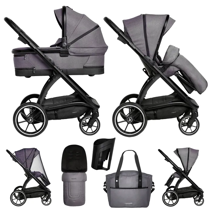 MUUVO Trick - wózek wielofunkcyjny, zestaw 2w1 | Iron Graphite