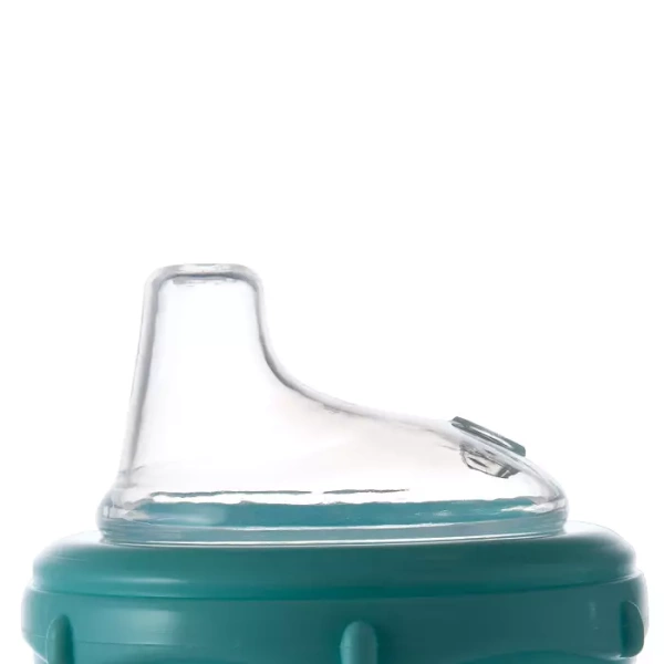 CANPOL BABIES - kubek niekapek ustnik silikonowy 180 ml | LOVE & SEA niebieski