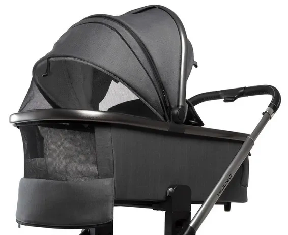 MUUVO Quick SE 2 - wózek wielofunkcyjny, zestaw 2w1 z gondolą Quick SE | Diamond Graphite