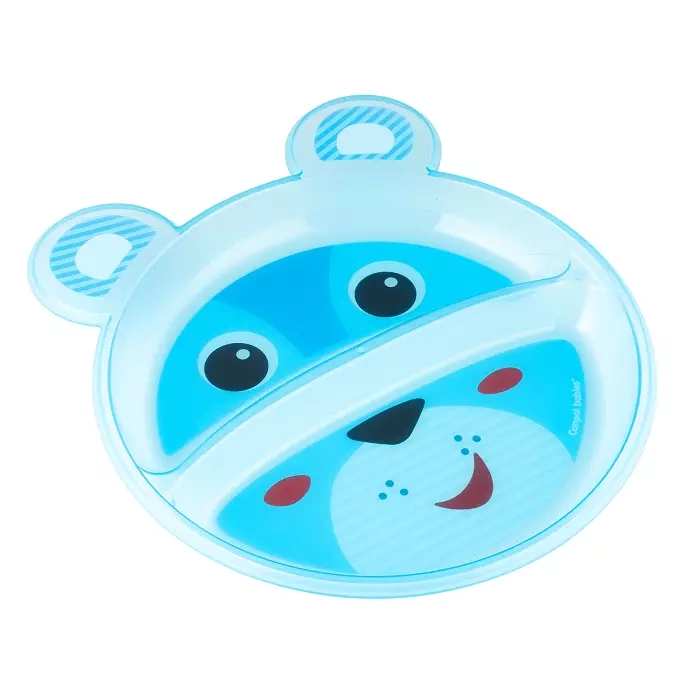 CANPOL BABIES - talerz z podziałką HAPPY FACES 1 szt.