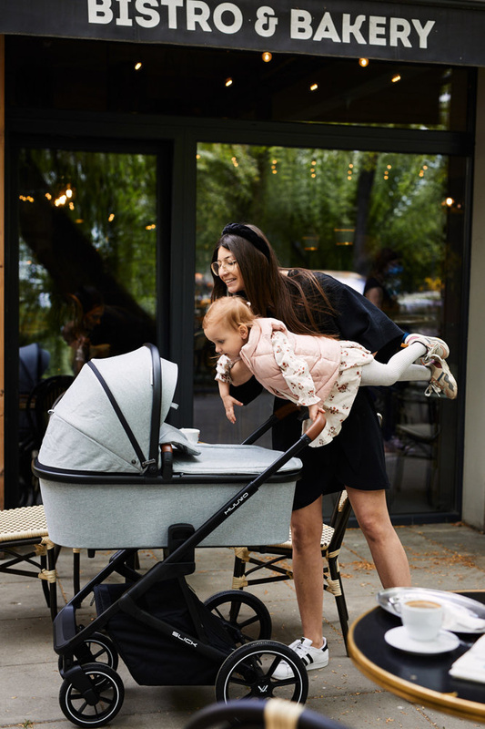 MUUVO Slick - gondola do wózka | Graphite Lush