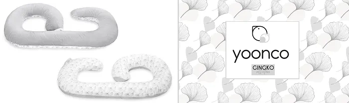 YOONCO - poduszka wielofunkcyjna ciążowa XL | Gingko